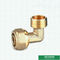 Reducer Threaded Elbow Pex Brass Fittings Warna Kuningan Logo Disesuaikan Fitting Sekrup Berat Tengah