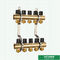 3 Loops To 12 Loops Brass Manifold Floor Heating Brass Water Separators Manifold Untuk Pipa Pex