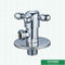 1/2 Inch Chrome Wall Mounted Kitchen Basin Water Stop Round Handle Quick Open Bathroom Cock Valve Kuningan Angle Valve