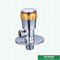 1/2 Inch Chrome Wall Mounted Kitchen Basin Water Round Handle Quick Open Bathroom Cock Valve Kuningan Angle Valve