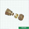 Equal Threaded Coupling Pex Brass Fittings Warna Kuningan Logo Disesuaikan Fitting Sekrup Berat Tengah