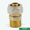 16mm Pex Pipe CW617N Brass Compression Fittings Male Threaded