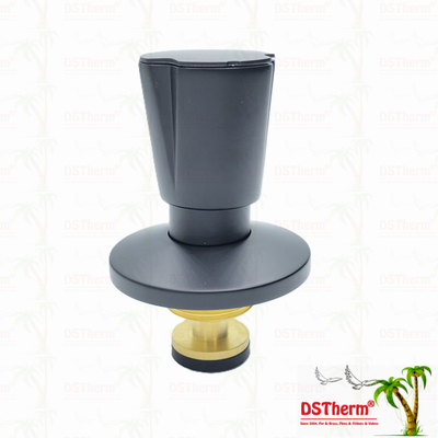 Manual Valve Stem Extension Assembly Brass Cartridge Brass Spindle Bagian atas katup berlapis hitam
