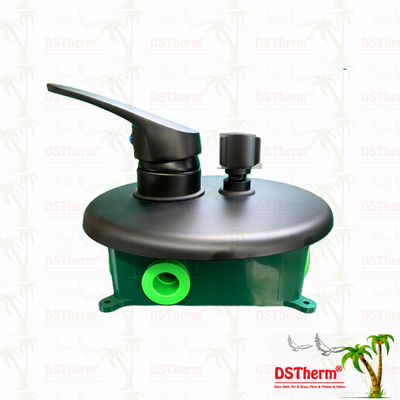 Katup Shower Mixer PPR yang Disesuaikan, Katup Penutup Persegi Air Lima Cara