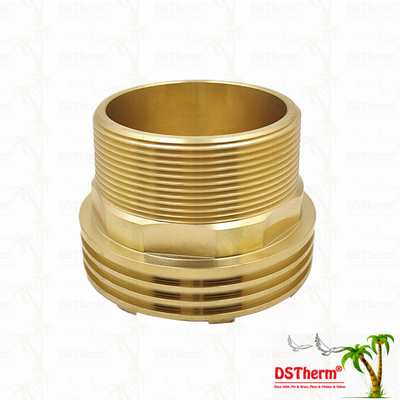 Tembaga Wanita & Pria Threaded sisipan CW617N untuk katup Konduktivitas termal yang lebih tinggi ketahanan korosi
