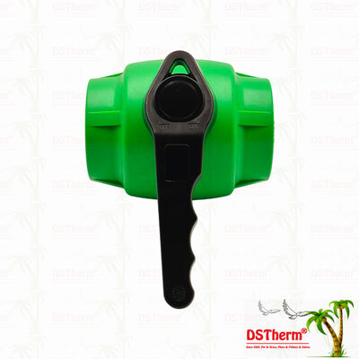 PPR Ball Valve dengan Waving Handle dan Brass Ball Untuk Sistem Pipa 20-63MM Disesuaikan
