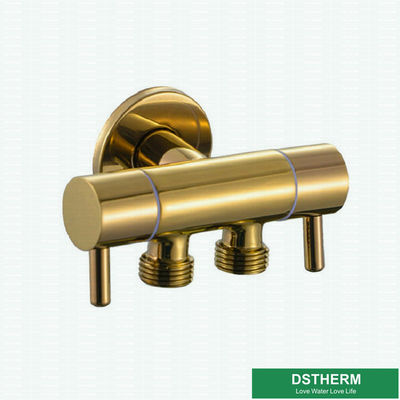 PN25 G1 / 2 &quot;Thread Wall Mounted Brass Angle Valve