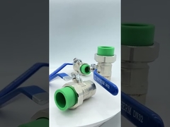 Katup Bola Persatuan Ganda Kuningan Wanita Ukuran Penuh Aliran Cepat