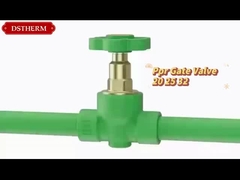Air Supply Ppr Gate Valve Soft Seal Type Plastik PPR Disembunyikan Valve Ppr Gate Valve