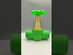 Klep Bola PPR Tembaga-Plastik Mewah Tahan Korosi Tingkat Tekanan Tinggi