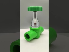 Klep Bola PPR Tembaga-Plastik Mewah Tahan Korosi Tingkat Tekanan Tinggi