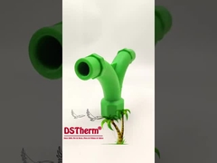 Tipe PPR Y Tee Untuk Sistem Perpipaan S2.5 Daya Tahan Tinggi Model Amerika Selatan Disesuaikan