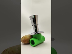 Ppr Chrome Plated Stop Valve Dengan Anti-slip Handle Untuk Pipeline 20-40mm Ukuran yang dapat disesuaikan