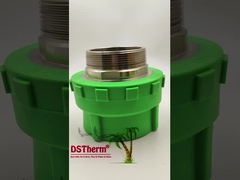 Fittings pipa plastik PPR pria bergaris kopling 75 * 2 1/2 