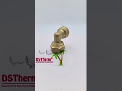 Siku Berulir Perempuan Fitting Kuningan Pex Warna Kuningan Logo Kustom Fitting Sekrup Berat Sedang