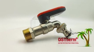 Bibcock Bola Gagang yang Dapat Dikunci