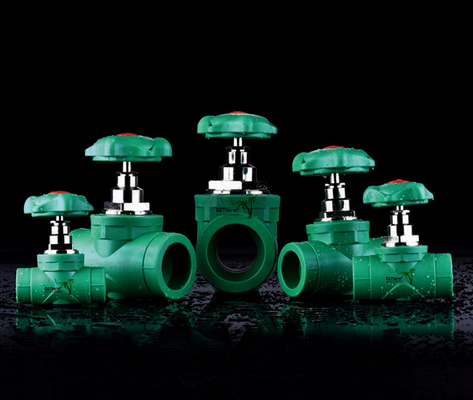 7mm Ketebalan Washer PPR Gate Valve Aliran berat Mudah Instalasi tahan karat