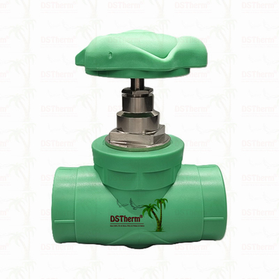 7mm Ketebalan Washer PPR Gate Valve Aliran berat Mudah Instalasi tahan karat