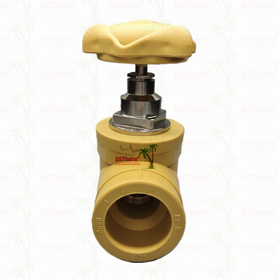7mm Ketebalan Washer PPR Gate Valve Aliran berat Mudah Instalasi tahan karat