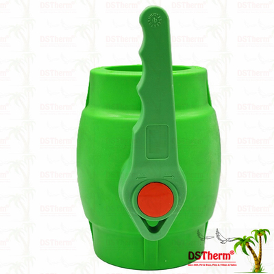 PPR Plastic Ball Valve dengan Waving Handle dan Brass Ball Ergonomic Waving Handle 20-63mm