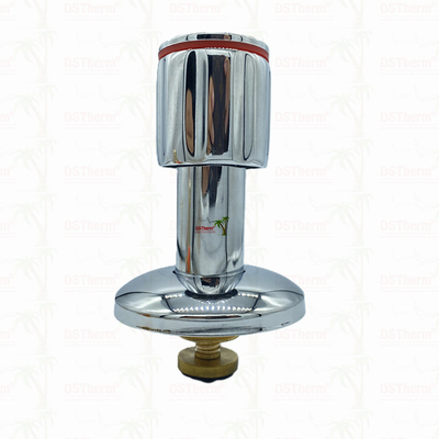 Ppr Chrome Plated Stop Valve Dengan Anti-Slip Handle Low Maintenance 20-32mm Ukuran yang dapat disesuaikan