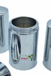 Tembaga / Chrome Plated katup Stem Extension Sleeve 1/2 " - 1" Ukuran Disesuaikan