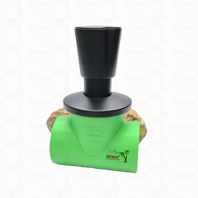 Manual Valve Stem Extension Assembly Brass Cartridge Brass Spindle Bagian atas katup berlapis hitam