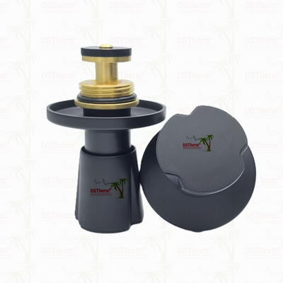 Manual Valve Stem Extension Assembly Brass Cartridge Brass Spindle Bagian atas katup berlapis hitam