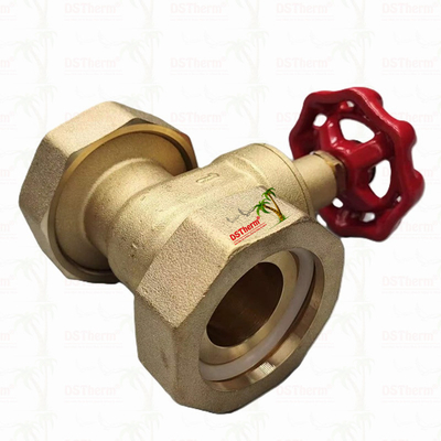 Brass Union Gate Valve dengan Red Cast Iron Handle High-Flow 1/2 "-4" Ukuran Disesuaikan