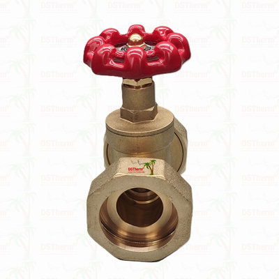 Brass Union Gate Valve dengan Red Cast Iron Handle High-Flow 1/2 "-4" Ukuran Disesuaikan