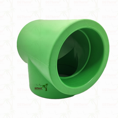 PPR Equal Tee Untuk Sistem Pipa PN25 DN160 Daya tahan Tinggi Eco Conscious