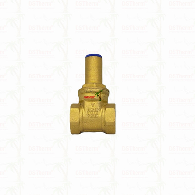 Brass Lock Gate Valve Untuk Sistem Pipa Ketahanan Korosi Ukuran Disesuaikan