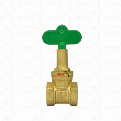 Brass Lock Gate Valve Untuk Sistem Pipa Ketahanan Korosi Ukuran Disesuaikan