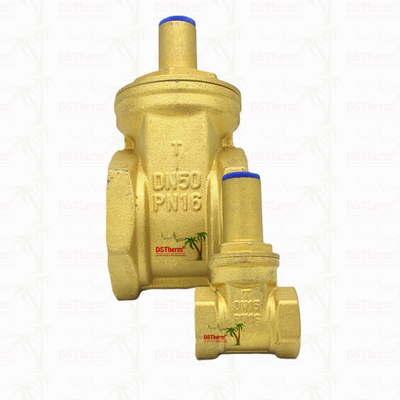 Brass Lock Gate Valve Untuk Sistem Pipa Ketahanan Korosi Ukuran Disesuaikan
