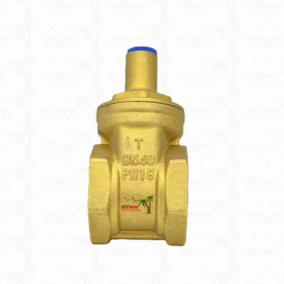 Brass Lock Gate Valve Untuk Sistem Pipa Ketahanan Korosi Ukuran Disesuaikan