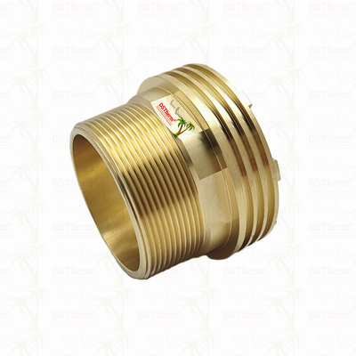 Tembaga Wanita & Pria Threaded sisipan CW617N untuk katup Konduktivitas termal yang lebih tinggi ketahanan korosi