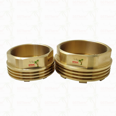 Tembaga Wanita & Pria Threaded sisipan CW617N untuk katup Konduktivitas termal yang lebih tinggi ketahanan korosi
