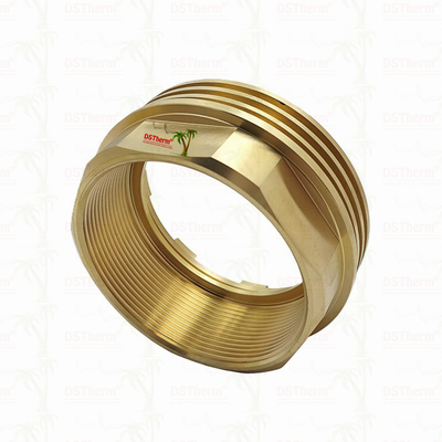 Tembaga Wanita & Pria Threaded sisipan CW617N untuk katup Konduktivitas termal yang lebih tinggi ketahanan korosi