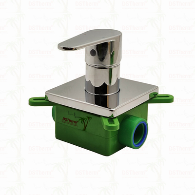 Katup Pancuran Mixer 3 Arah Berlapis Krom PPR 20mm 25mm