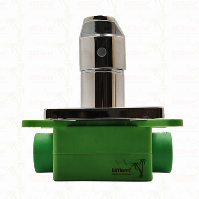 Katup Pancuran Mixer 3 Arah Berlapis Krom PPR 20mm 25mm