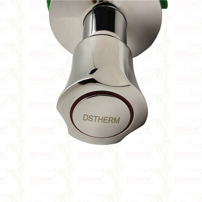PN25 PPR Stop Valve 20-40mm Chrome Plated dengan Anti-Slip Handle