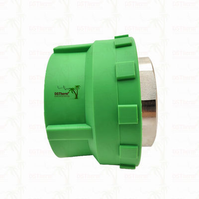 Kopling Berulir Perempuan PPR Fitting Pipa Plastik PPR 75*2 1/2" Ukuran Kustom