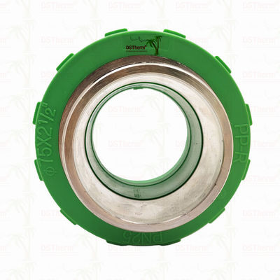 Fittings pipa plastik PPR pria bergaris kopling 75 * 2 1/2 "Ukuran yang disesuaikan