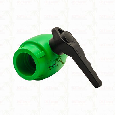 PPR Ball Valve dengan Waving Handle dan Brass Ball Untuk Sistem Pipa 20-63MM Disesuaikan