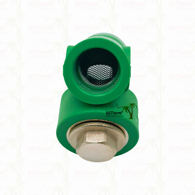 Katup Saringan PPR PN25 Katup Filter Bentuk Y Kompak 20–32mm untuk Sistem Air