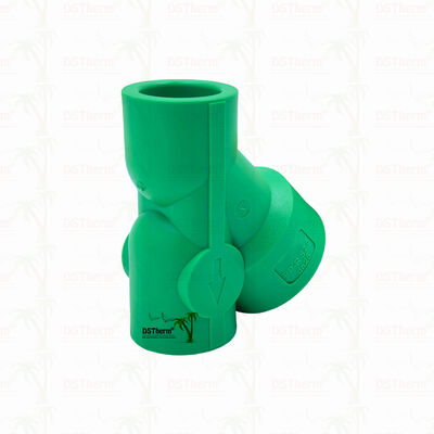 Katup Saringan PPR PN25 Katup Filter Bentuk Y Kompak 20–32mm untuk Sistem Air
