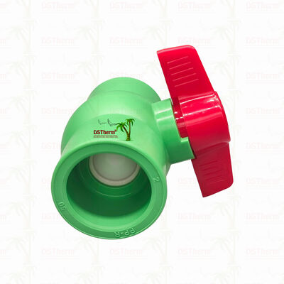 PPR Plastic Ball Valve Dengan Plastic Ball Untuk Sistem Pipa 20-63mm Zero Leakage