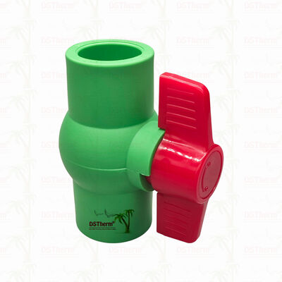 PPR Plastic Ball Valve Dengan Plastic Ball Untuk Sistem Pipa 20-63mm Zero Leakage