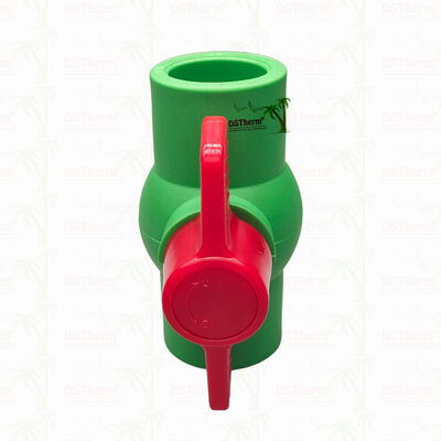 PPR Plastic Ball Valve Dengan Plastic Ball Untuk Sistem Pipa 20-63mm Zero Leakage