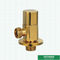Aksesoris Kamar Mandi Mewah Wall Mounted Gold Polish Brass Water Angle Valve Dengan Benang G1 / 2 &quot;